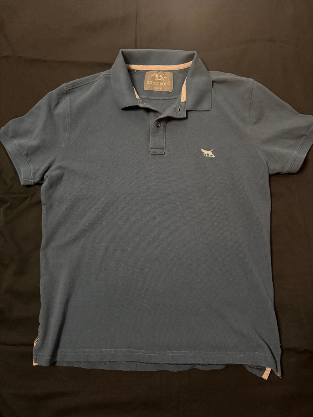 Rodd & Gunn Navy Pique Polo with Contrast Trim